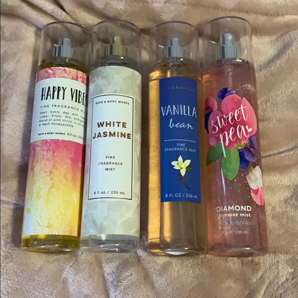 Two Bath and Body Works Sprays